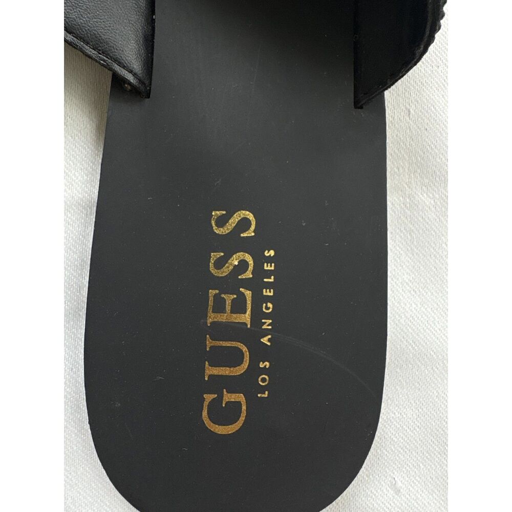 Guess Los Angeles Rhinestone Slide Sandals ✨ new - Picture 10 of 13